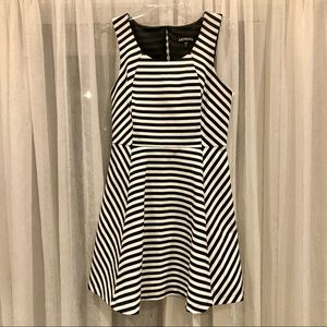 Black & White Striped Express Dress